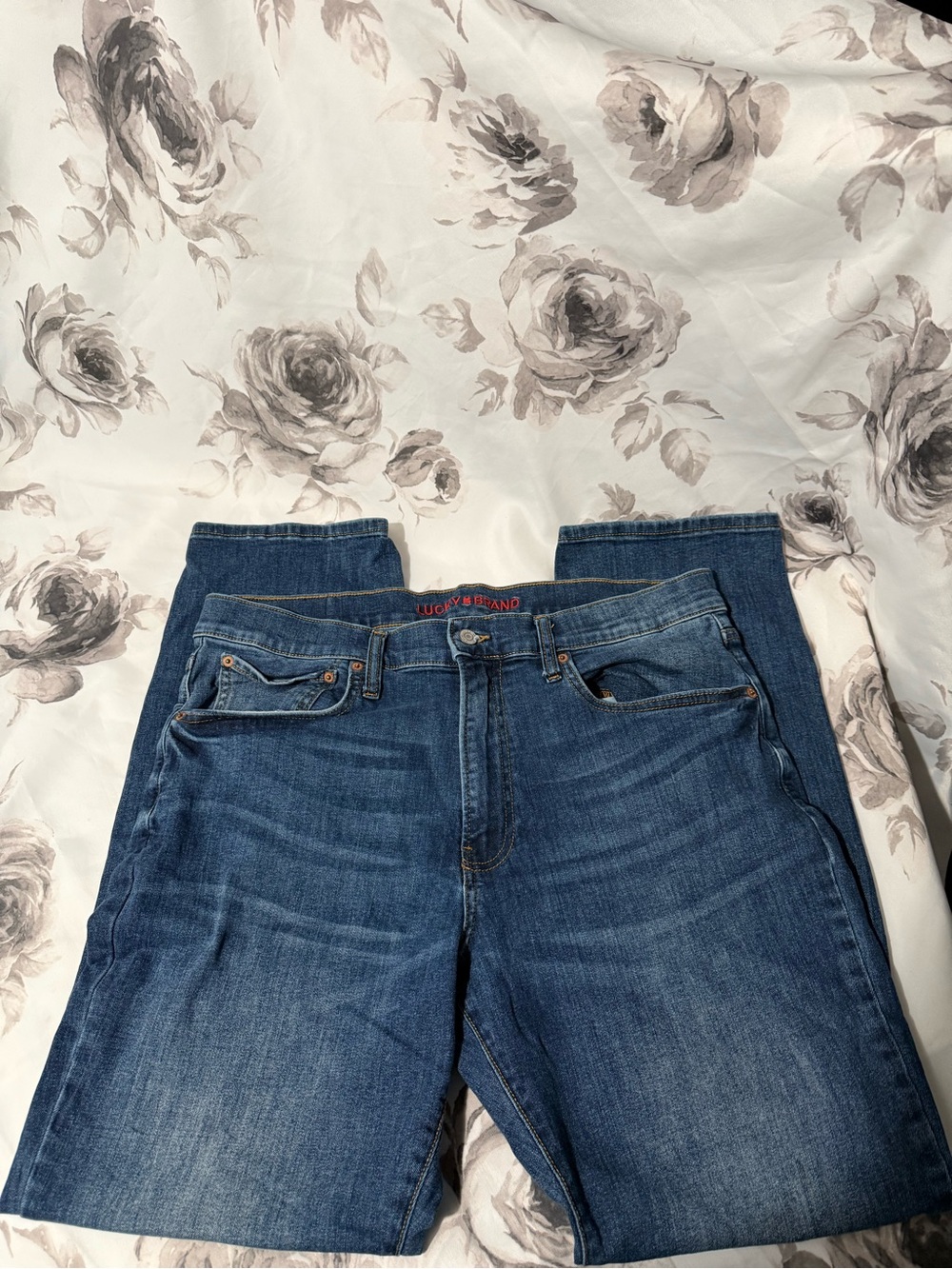 Vintage Lucky Brand Men's Blue Denim Jeans 36x32